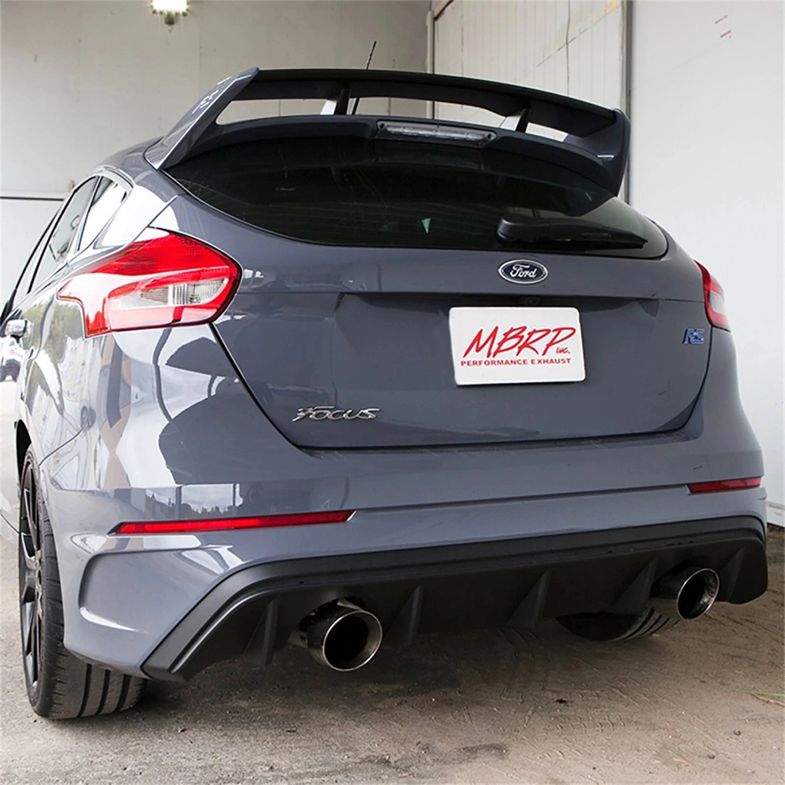 MBRP 3in Aluminized Dual Outlet Cat-Back Exhaust | Ford Focus RS (16+) (S4203AL)