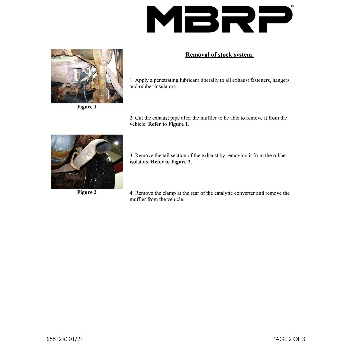 MBRP 2.5in Cat-Back Single Side Exit Exhaust | Jeep Wrangler (TJ) (97-99) (S5512409)
