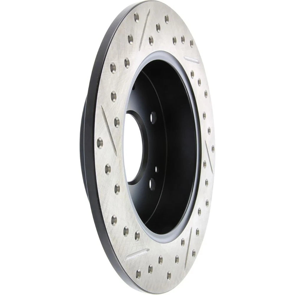 Stoptech Slotted And Drilled Rear Brake Rotor | 2006-2009 Honda Civic Ex/Si (127.40040L)