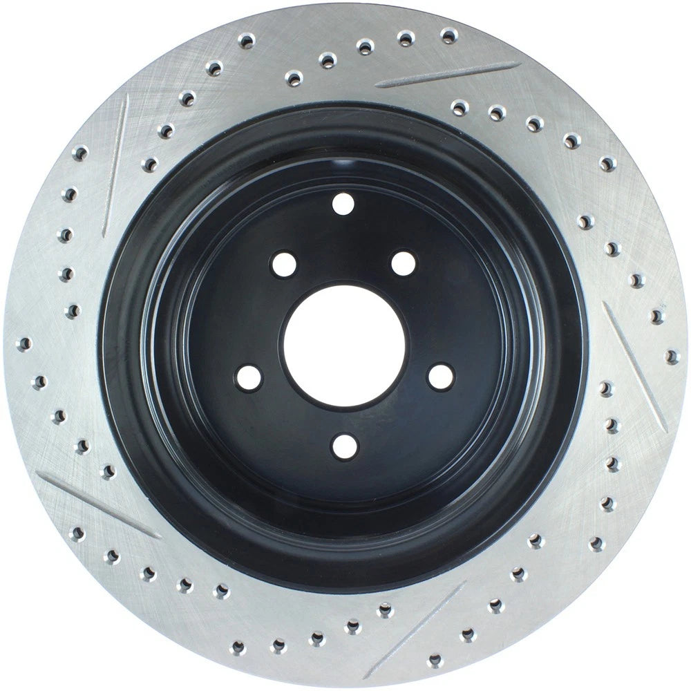 StopTech Drilled & Slotted Sport Rotor - Rear Left | Multiple Fitments (127.42105L)