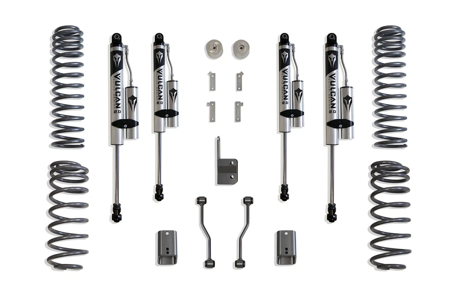 MaxTrac 949832VR 2.5-3" Vulcan Reservoir Shocks for 2018-2024 Jeep Wrangler JL