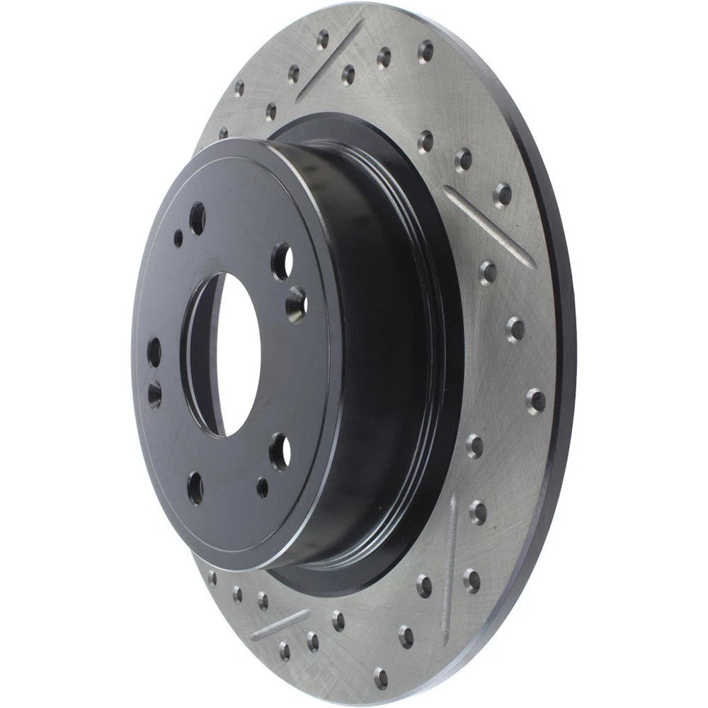 StopTech 127.40068R Rear Right Drilled Brake Rotor for 09-14 TSX / 05-20 Accord