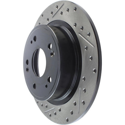 StopTech 127.40068R Rear Right Drilled Brake Rotor for 09-14 TSX / 05-20 Accord