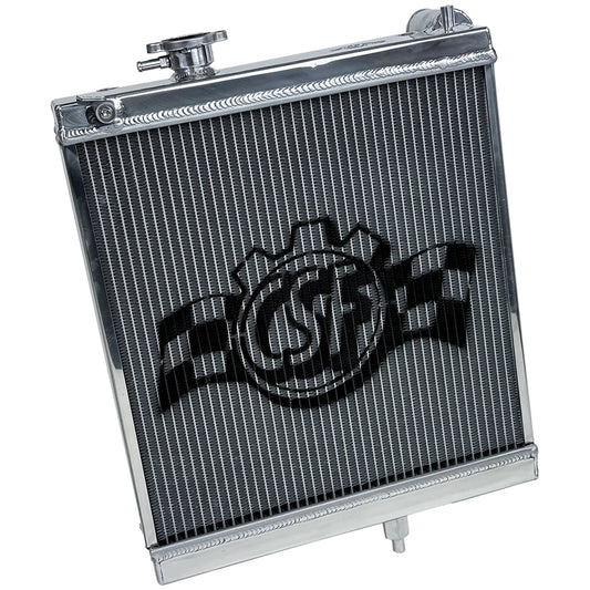 CSF High-Performance All-Aluminum Half Radiator - Silver | Evo 7/8/9