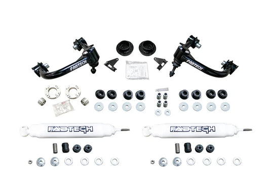 Fabtech 2025 GM 1500 2WD/4WD 3in Uniball UCA System w/ Performance Shocks