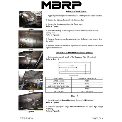 MBRP 3in Cat-Back Dual Split Side Exit AL Exhaust System | Ford F-150 5.0L (15) (S5257AL)