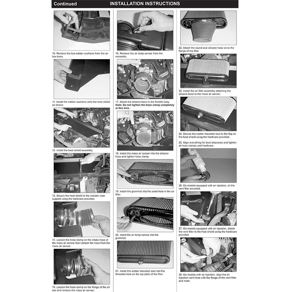 K&N Engineering Performance Intake Kit: Chevrolet Camaro 1998 - 2002 5.7L V8