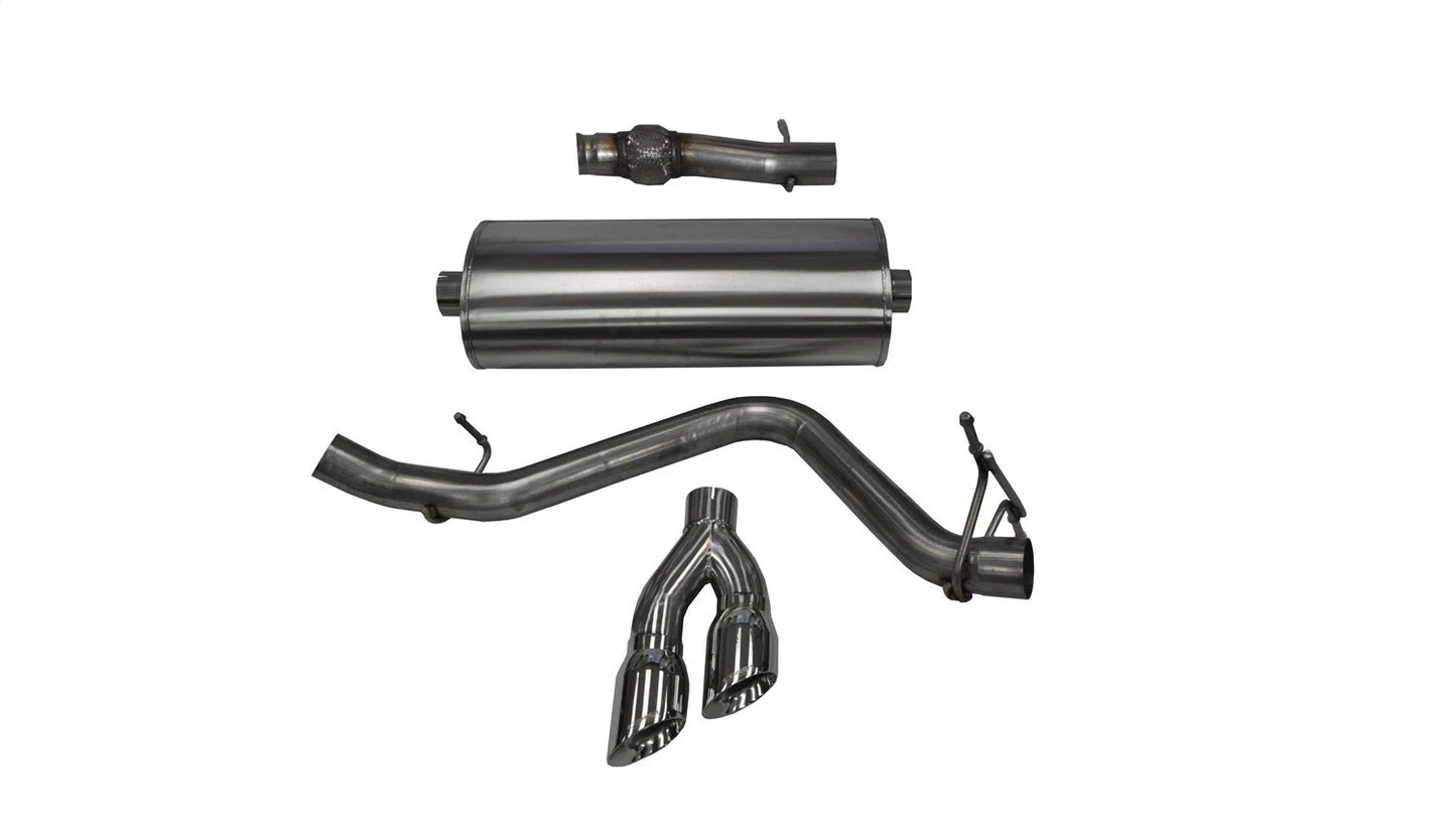 CORSA Sport / 3.0 in Cat-Back SSE 4.0 in Twin Tips | 14-19c Silverado Sierra 5.3L 119WB (14871)