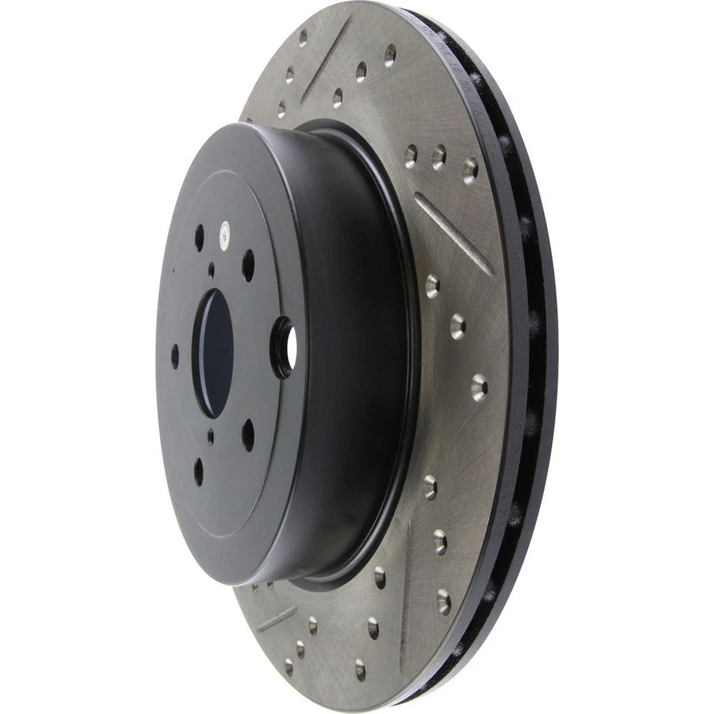Stoptech Slotted And Drilled Sport Brake Rotor | 2008+ Subaru WRX STI (127.47030L)
