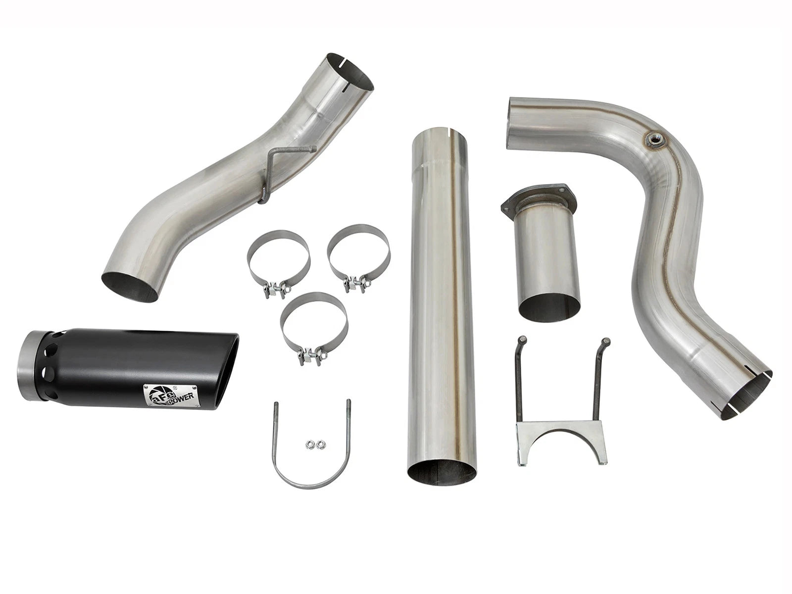 aFe ATLAS 5in DPF-Back Alum Steel Exhaust | Ford F-250/350 (17-23/23-26) (49-03090-B)