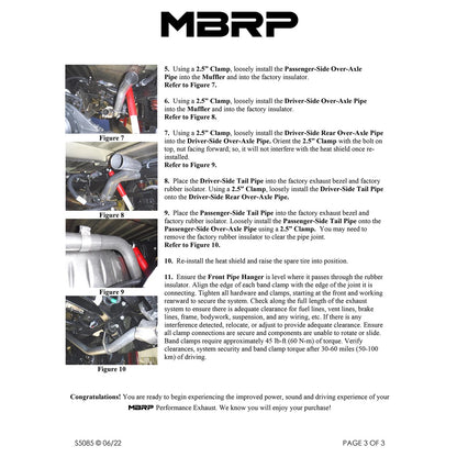 MBRP 2.5in Cat-Back Dual Rear Exit Exhaust | Chevrolet Silverado 1500 2019 4.3L/5.3L (S5085409)