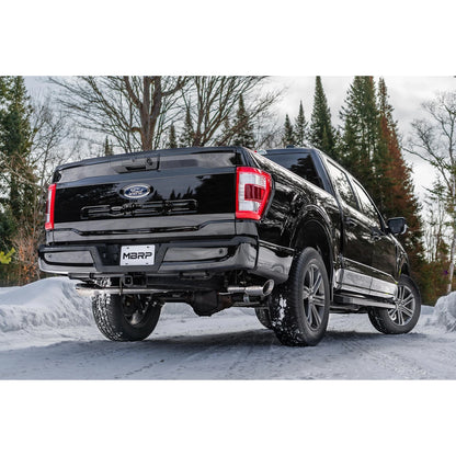 MBRP 3in Cat-Back Dual Split Side Exhaust | Ford F-150 21-24 2.7L/3.5L/5.0L (S5213409)