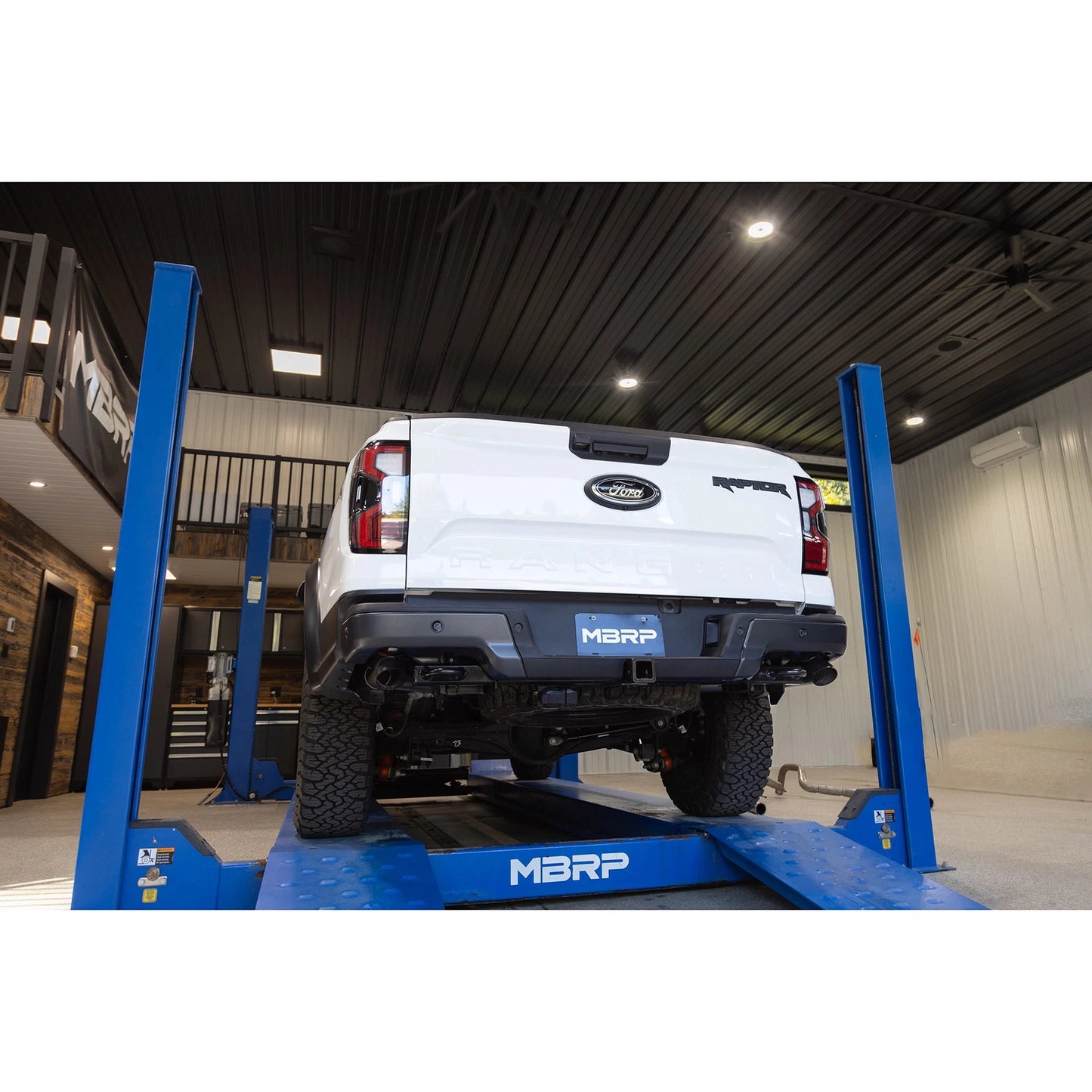 MBRP 3in D&R Axle Back Exhaust | Ford Ranger (22-26) (S5270BLK)