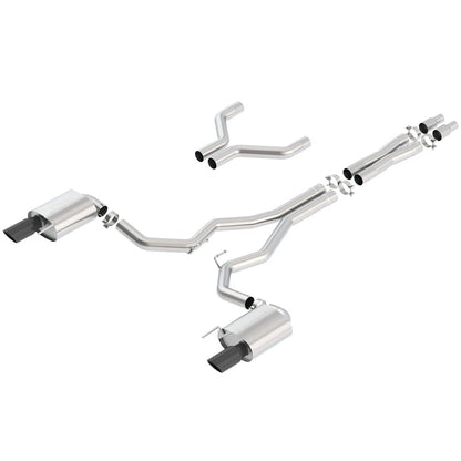 Borla Cat-Back Exhaust System - S-Type | 2015-2017 Ford Mustang Coupe 5.0L (140629)