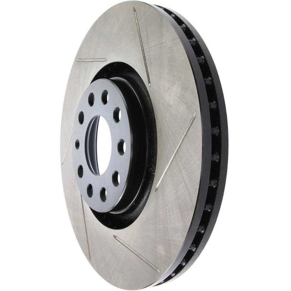 StopTech 126.33096SL Front Left Slotted Brake Disc Rotor for 01-09 A4 / 98-04 A6