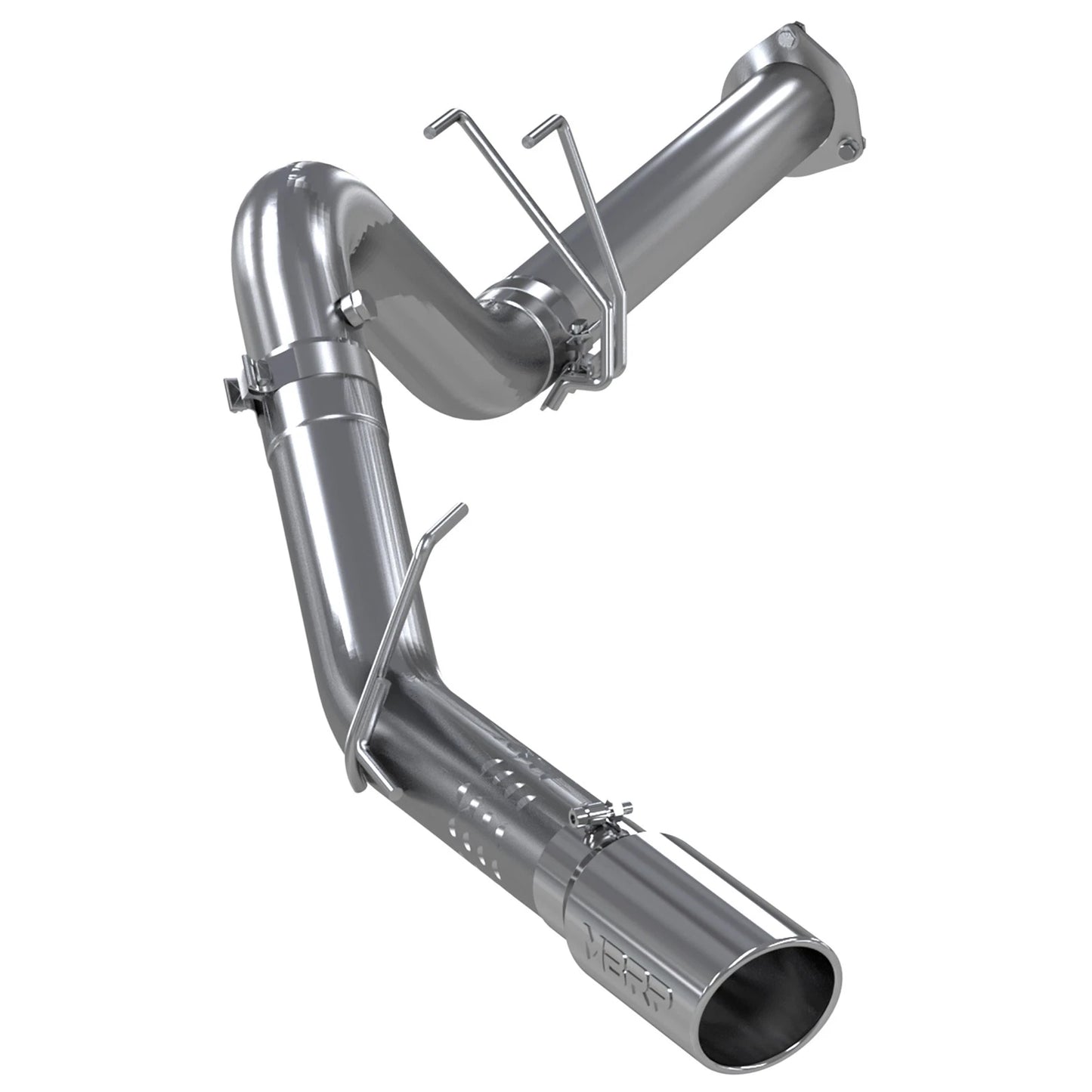 MBRP 4in Single Side Exit Aluminized Exhaust w/ 5in Tip | Ford F250/350/450 6.7L (15) (S6287AL)