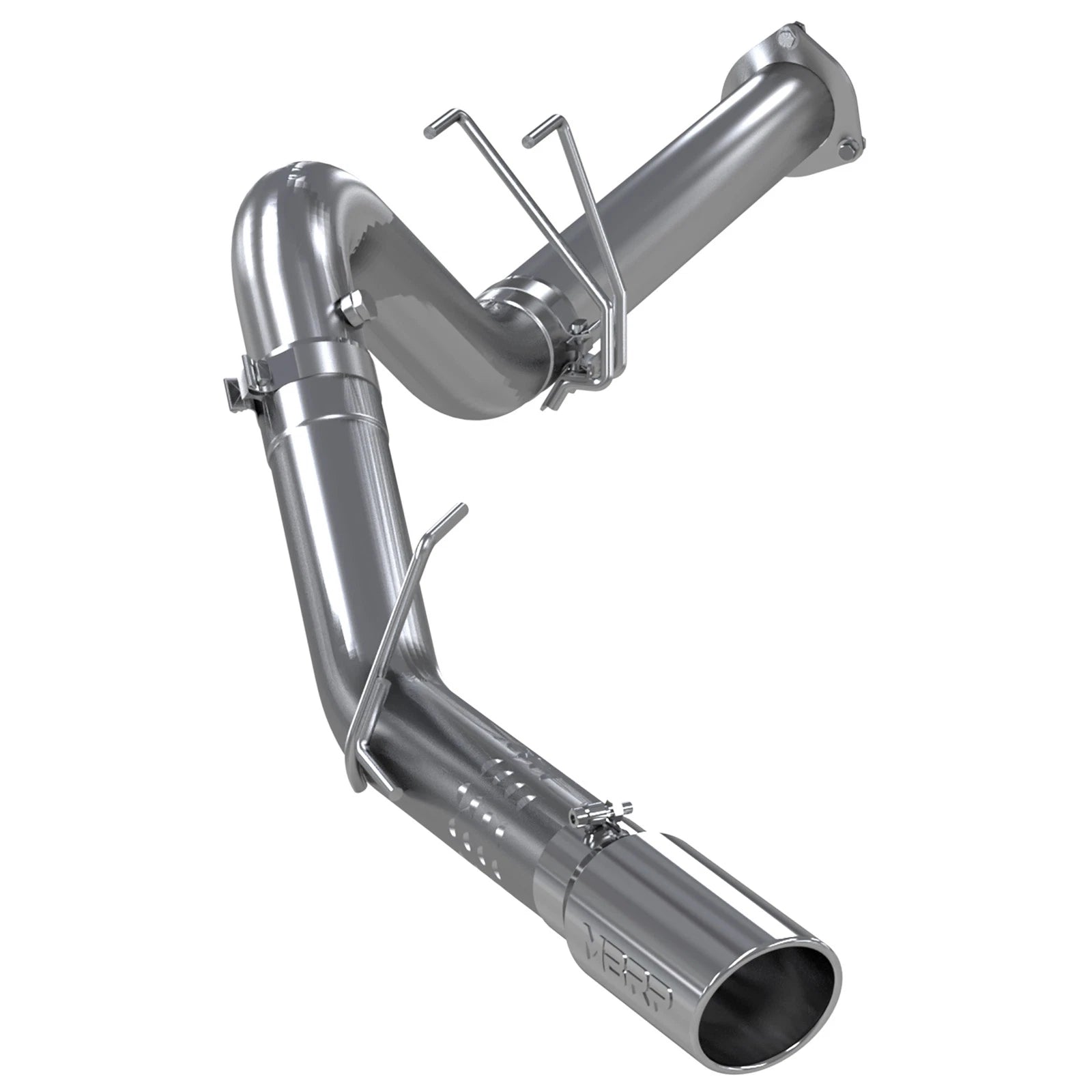 MBRP 4in Single Side Exit Aluminized Exhaust w/ 5in Tip | Ford F250/350/450 6.7L (15) (S6287AL)