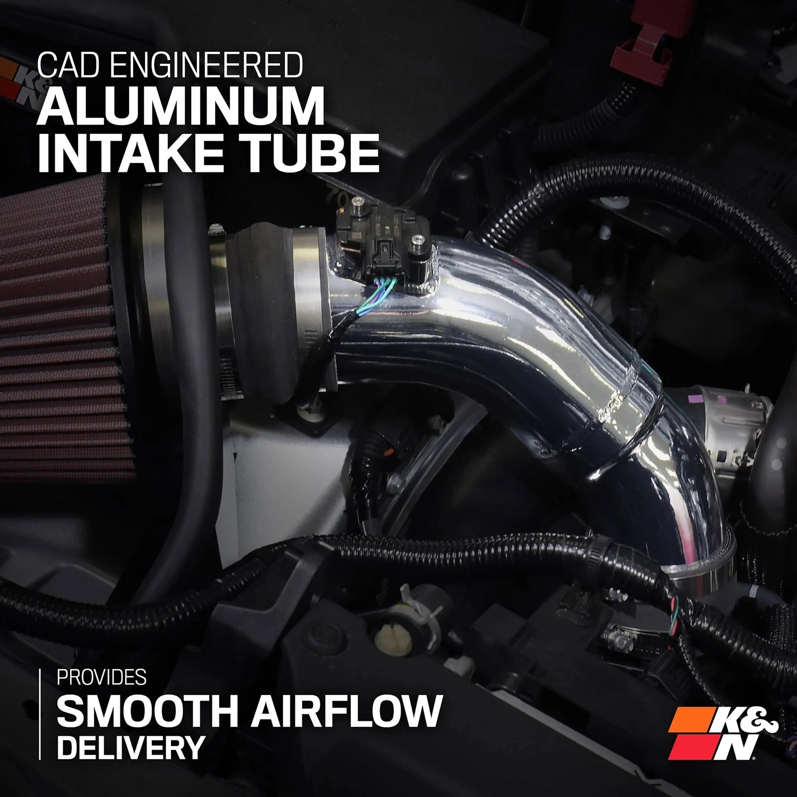 K&N 77 Series Air Intake | Toyota Tacoma (24) (77-9043KP)