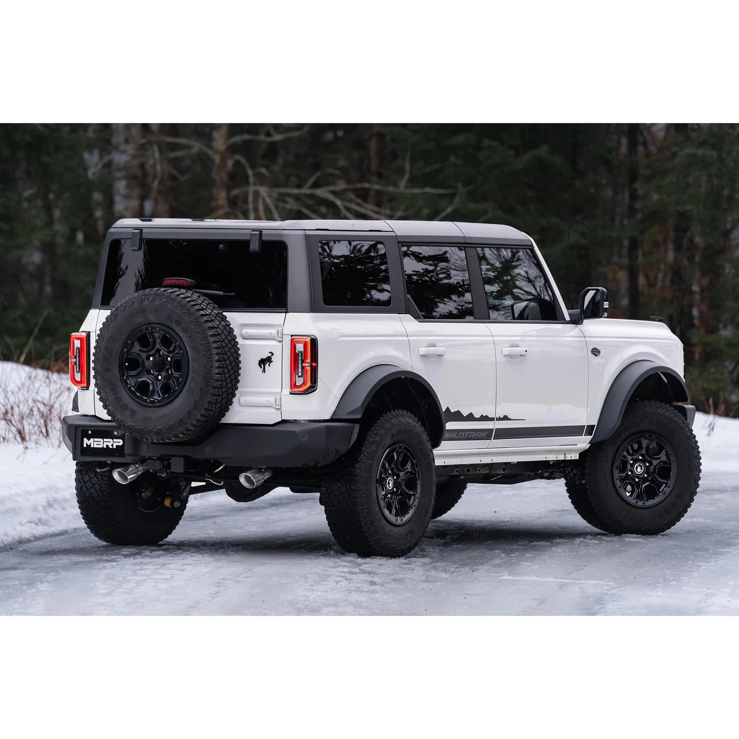 MBRP 3" Armor Pro D&S Dual Rear Exit Catback | Ford Bronco (21-22) (S5241304)
