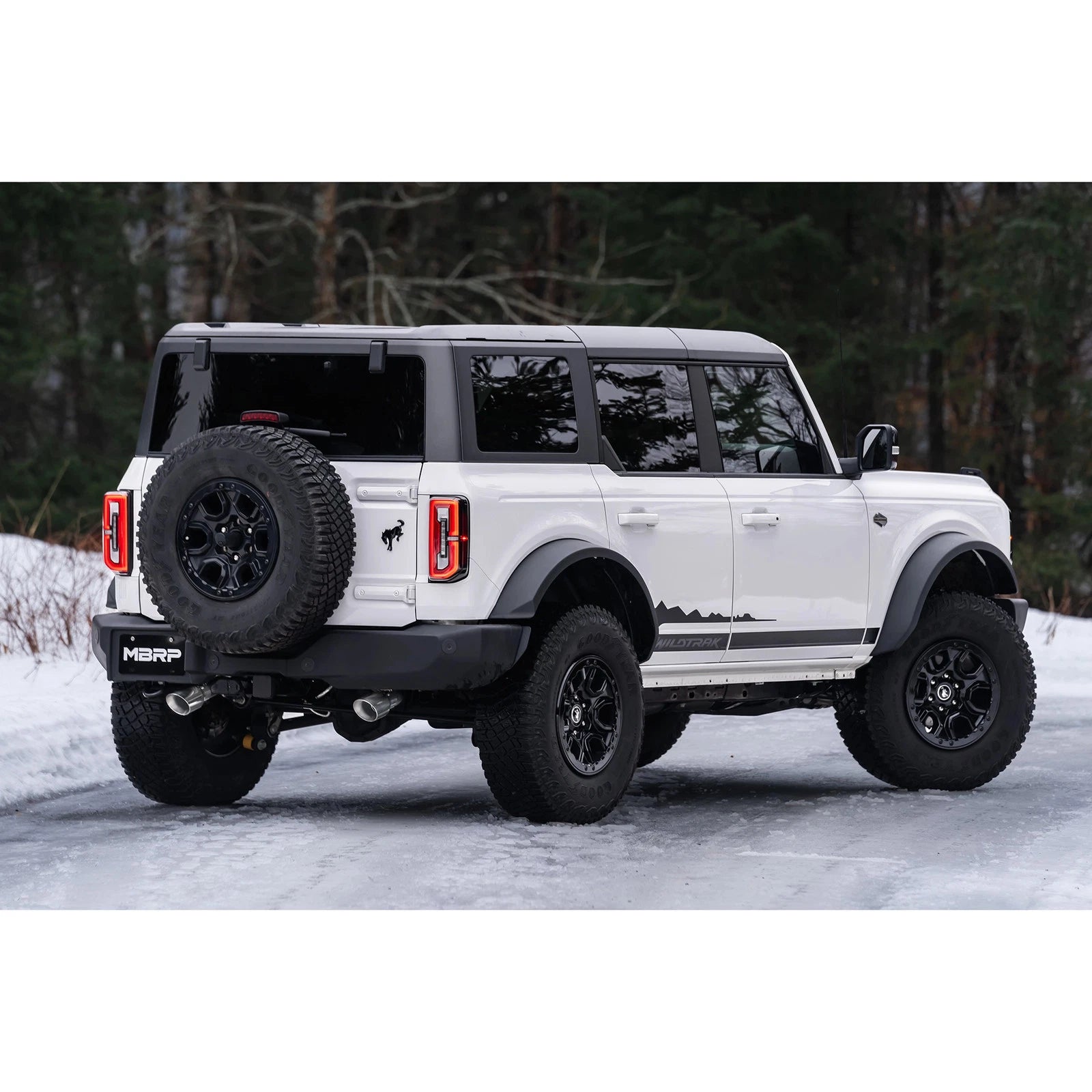 MBRP 3" Armor Pro D&S Dual Rear Exit Catback | Ford Bronco (21-22) (S5241304)