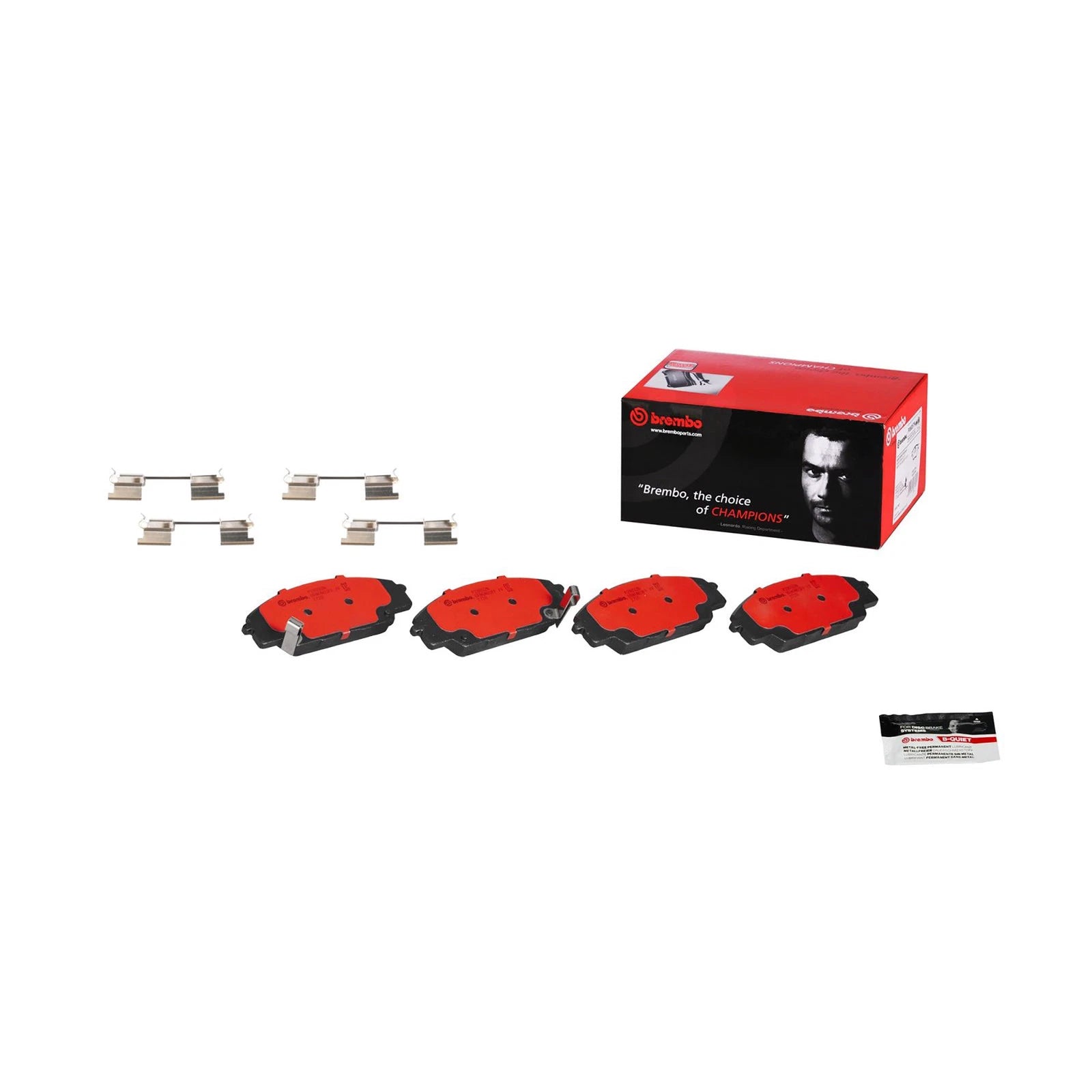 Brembo OE Front Premium NAO Ceramic Brake Pads | Acura RSX (02-06) / Honda Civic (06-11) / S2000 (00-09) (P28032N)