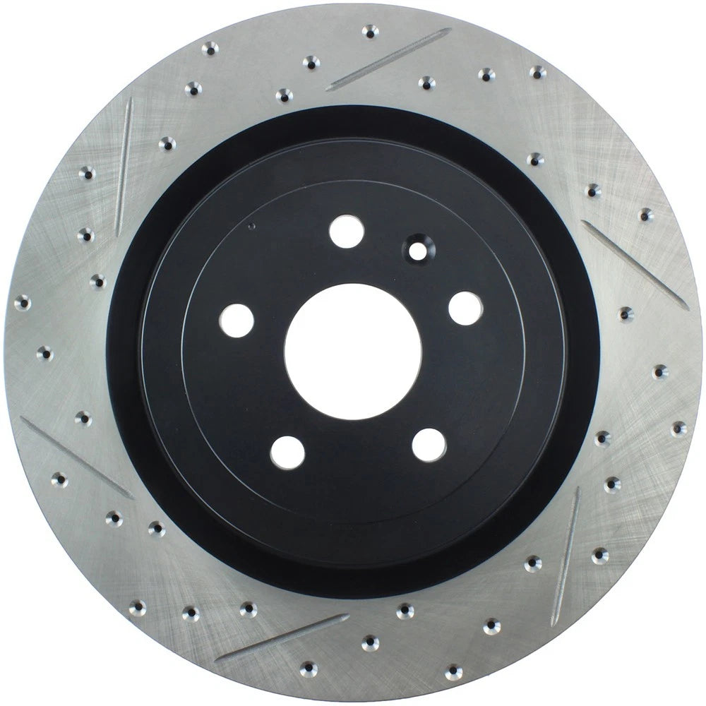 StopTech 127.62119R Rear Right Drilled Brake Rotor for 09-19 CTS / 10-20 Camaro