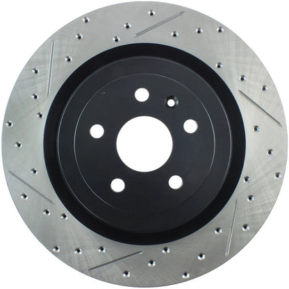 StopTech 127.62119R Rear Right Drilled Brake Rotor for 09-19 CTS / 10-20 Camaro