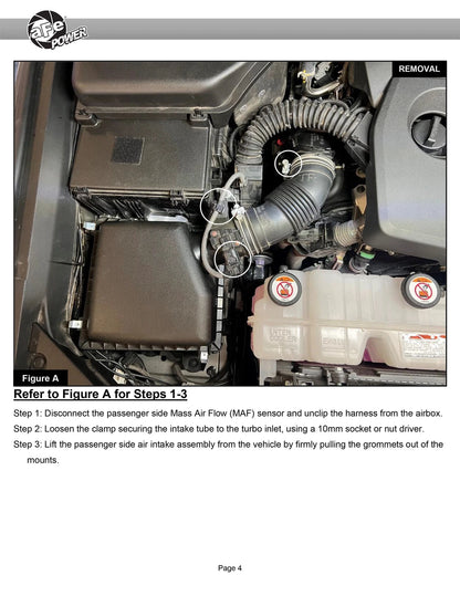 aFe 24-25mm GX550 V6-3.4L Momentum GT Cold Air Intake | Lexus GX (23-26) (50-70124D)