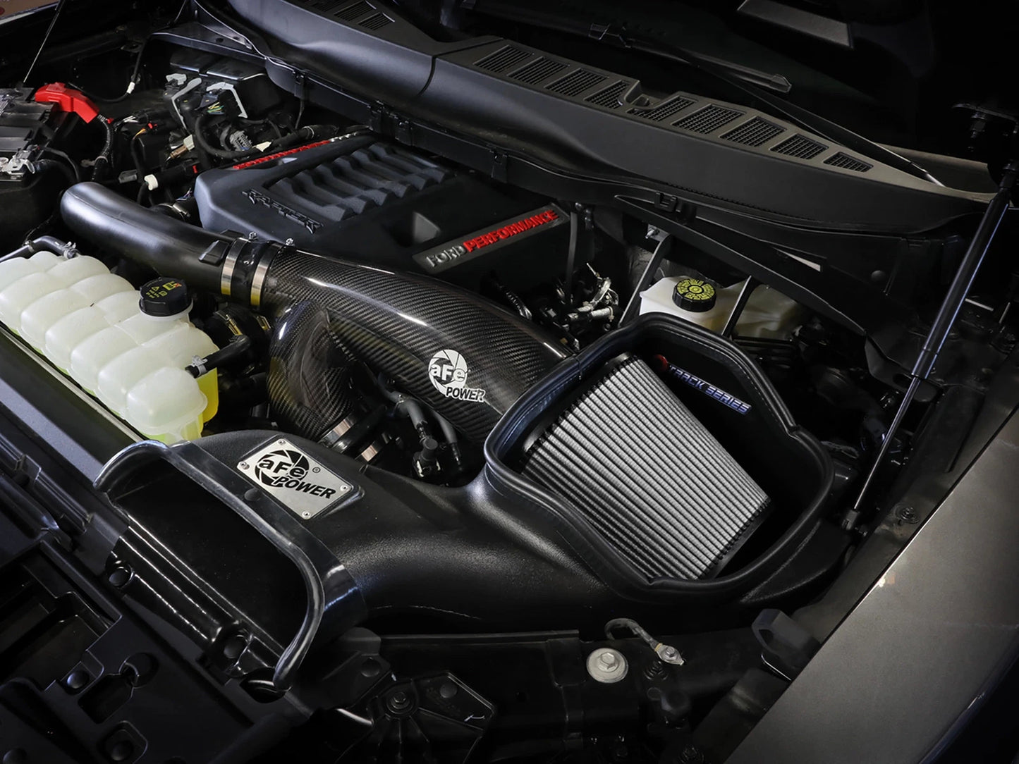 aFe Track Series Carbon Fiber Cold Air Intake System | Ford F150 Raptor (21-24) (57-10031D)