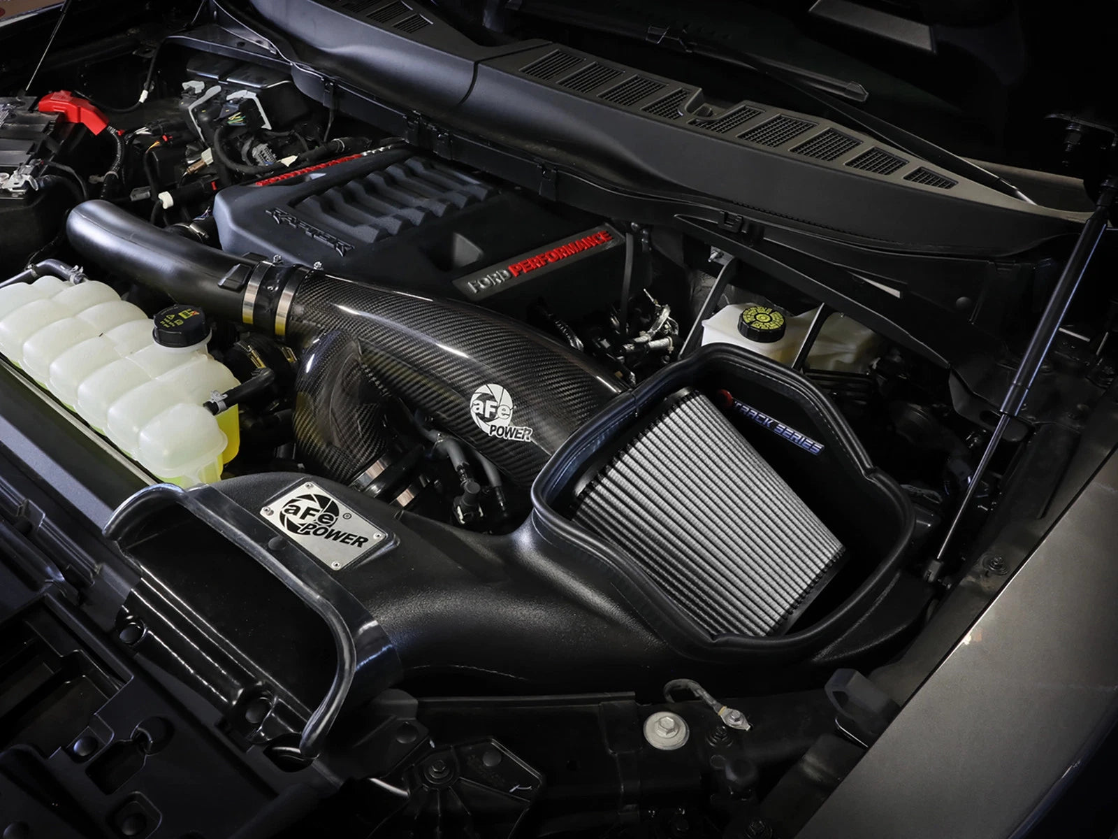 aFe Track Series Carbon Fiber Cold Air Intake System | Ford F150 Raptor (21-24) (57-10031D)
