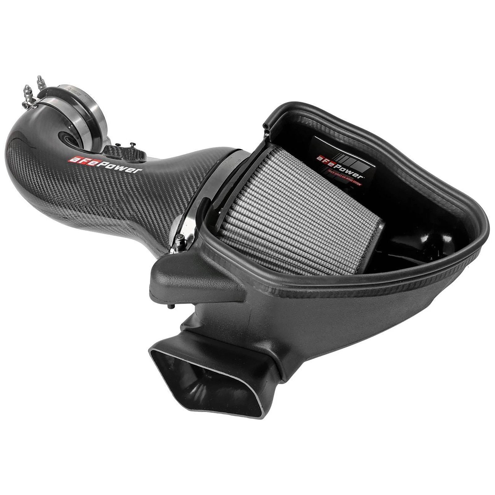 aFe Track Series Carbon Fiber CAI w/ Pro-DRY S Filters | Chevrolet Camaro ZL1 (6.2L V8) (57-10018D)