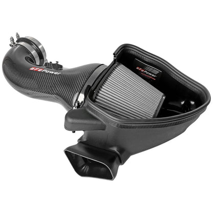 aFe Track Series Carbon Fiber CAI w/ Pro-DRY S Filters | Chevrolet Camaro ZL1 (6.2L V8) (57-10018D)