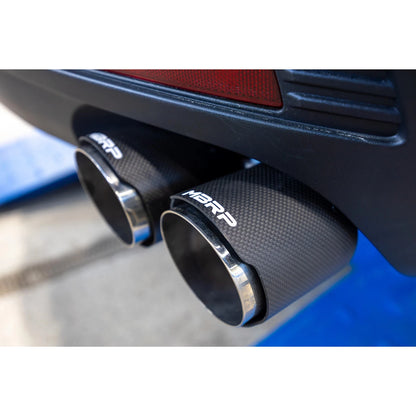 MBRP 3in Dual Split Cat-Back Exhaust w/ Quad Carbon Fiber Tips | Chevrolet Tahoe / GMC Yukon (21+) (S50573CF)