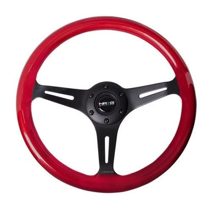 NRG 350MM 1.5" DEEP DISH WOOD GRAIN STEERING WHEEL