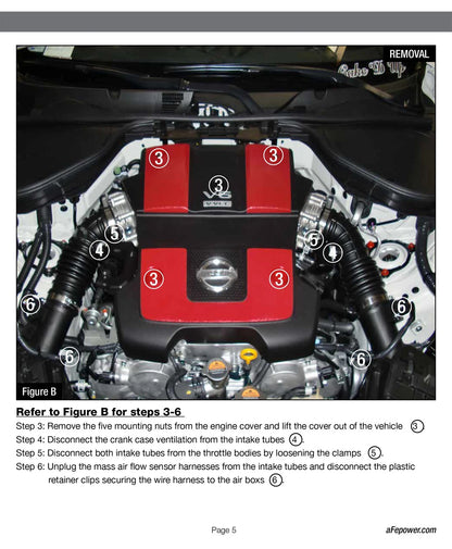 aFe Takeda Stage-2 Cold Air Intake | Nissan 370Z V6 3.7L (09-17) (TA-3017P)
