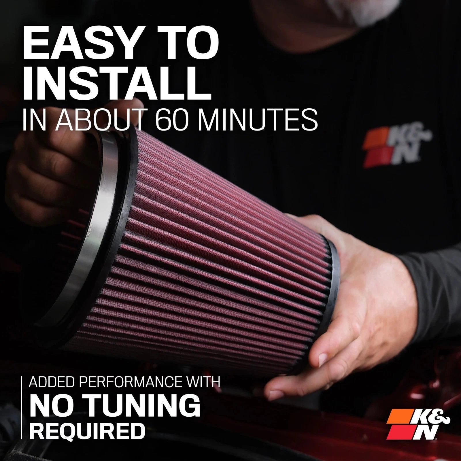 K&N 20-23 RAM 1500 V6 3.0L Diesel Performance Air Intake System | RAM 1500 V6 3.0L Diesel (63-1586)
