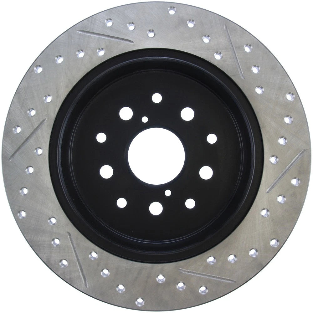 StopTech 127.44090R Rear Right Drilled Brake Rotor for 98-05 GS300 / 01-05 IS300