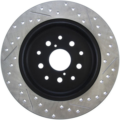 StopTech 127.44090R Rear Right Drilled Brake Rotor for 98-05 GS300 / 01-05 IS300