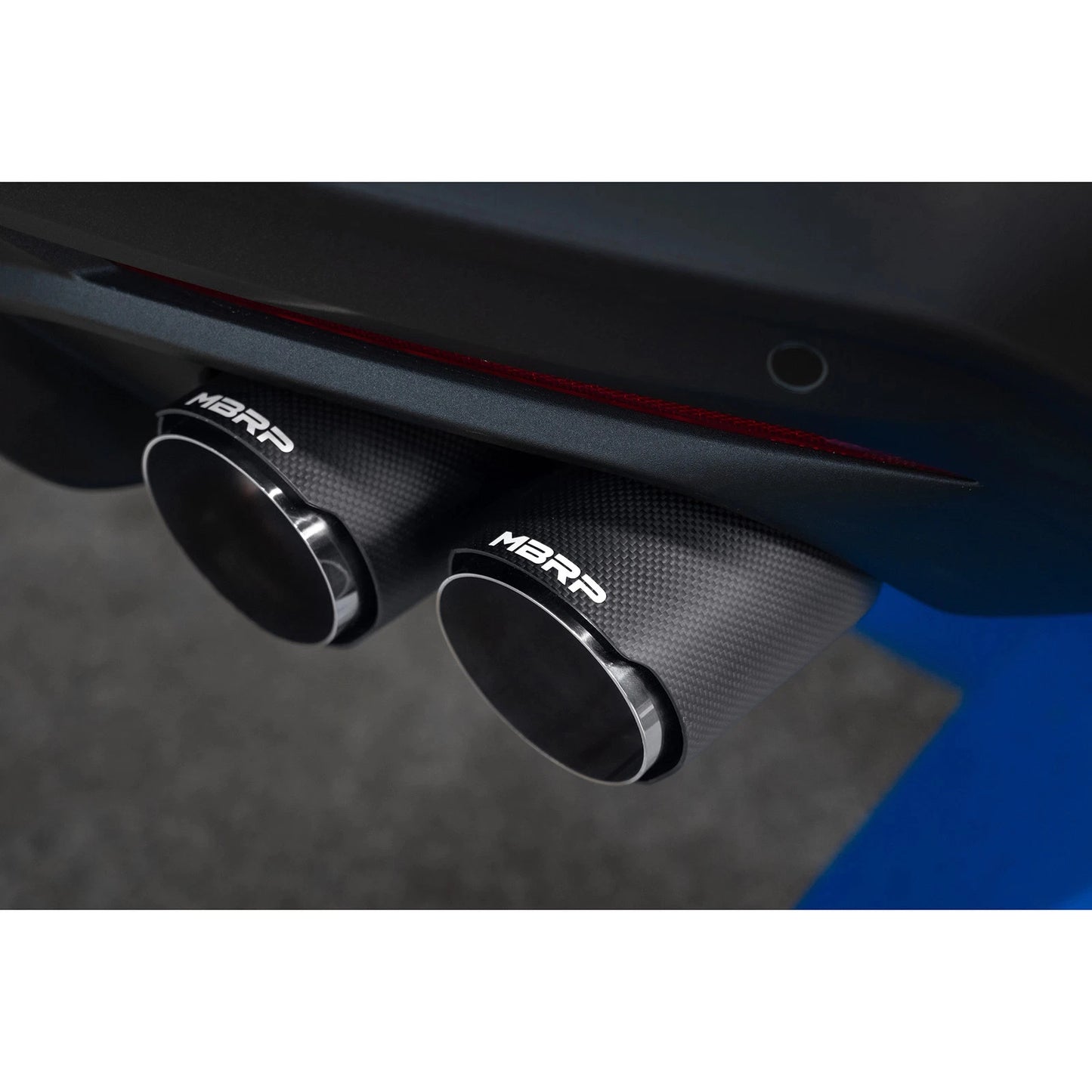 MBRP 3in Cat-Back Quad Tip Exhaust | Mustang GT (S650) (S72553CF)