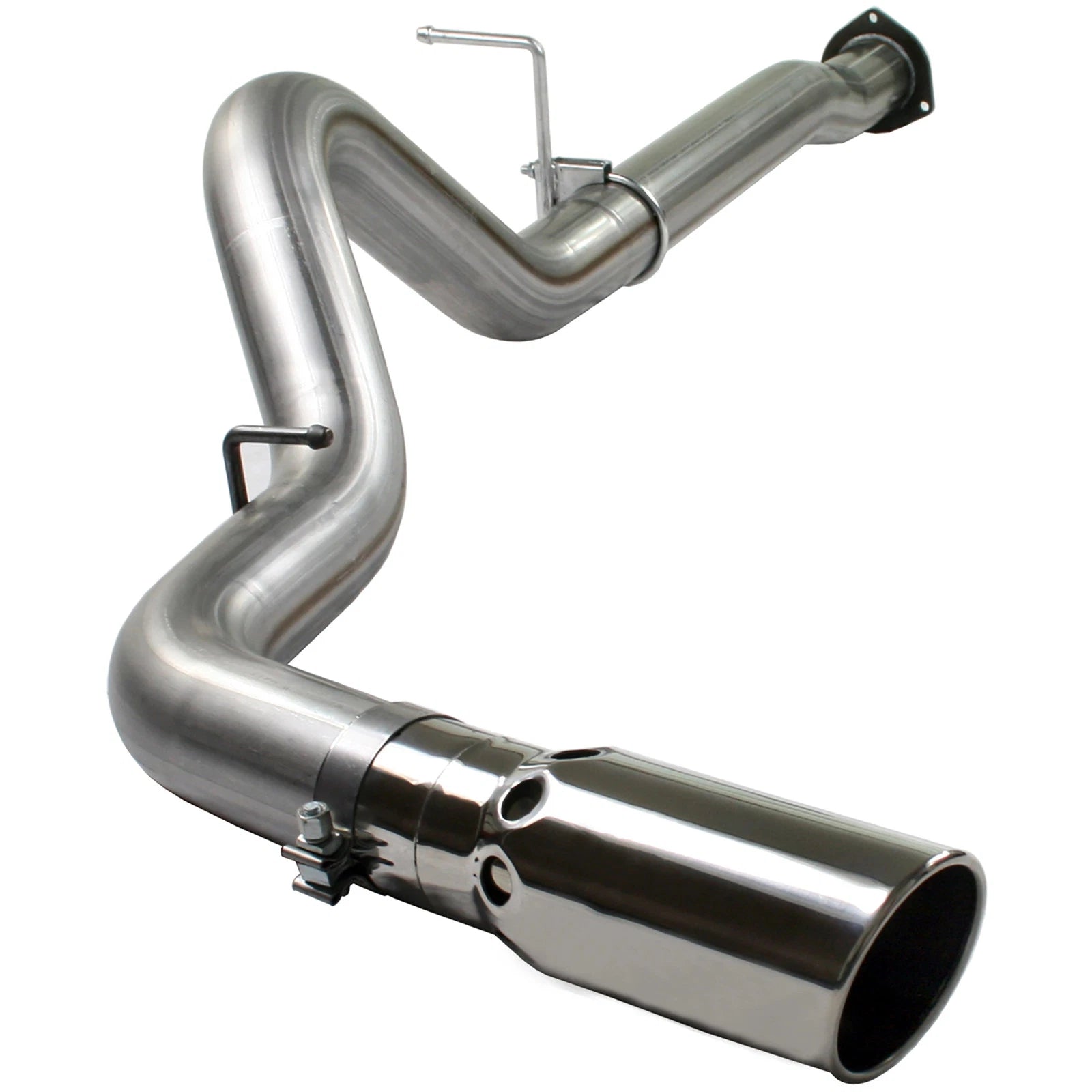 aFe MACHForce XP 4in DPF-Back SS Exhaust | GM Diesel Trucks (07-14) (49-44004)
