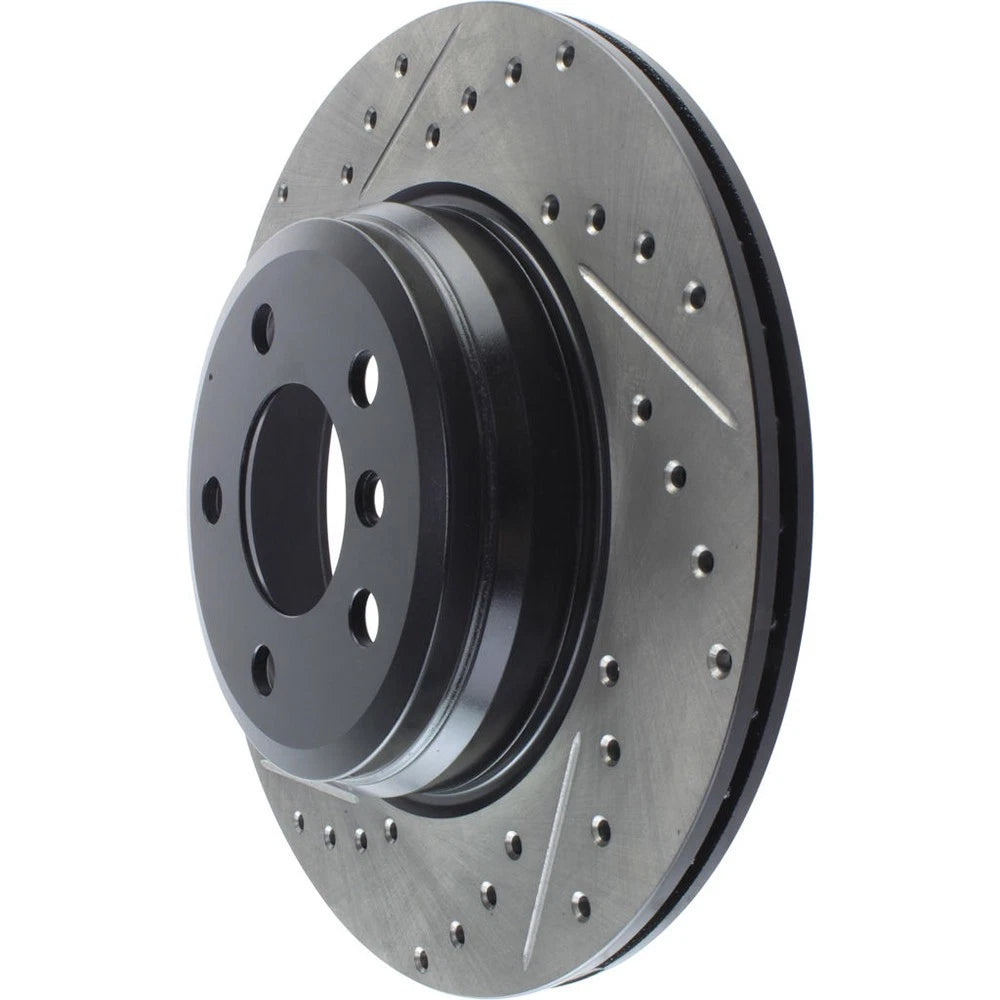 StopTech 127.34141R Rear Right Drilled Brake Rotor for 2017-19 330i / 12-16 335i