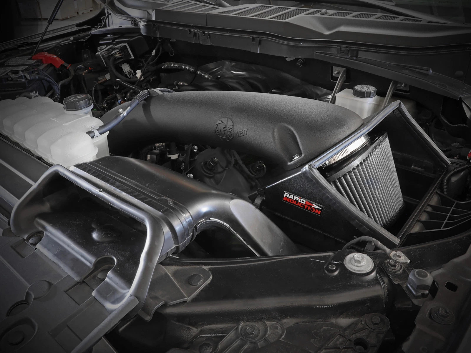 aFe Rapid Induction Pro DRY S Cold Air Intake | Ford F-150 V8-5.0L (21+) (52-10012D)