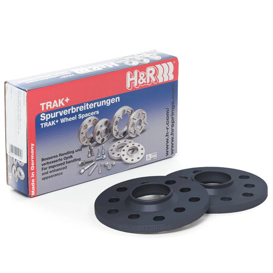 H&R 20556650SW DR Black 10 mm Wheel Spacers Kit Set Pair for 2013-2018 Mercedes