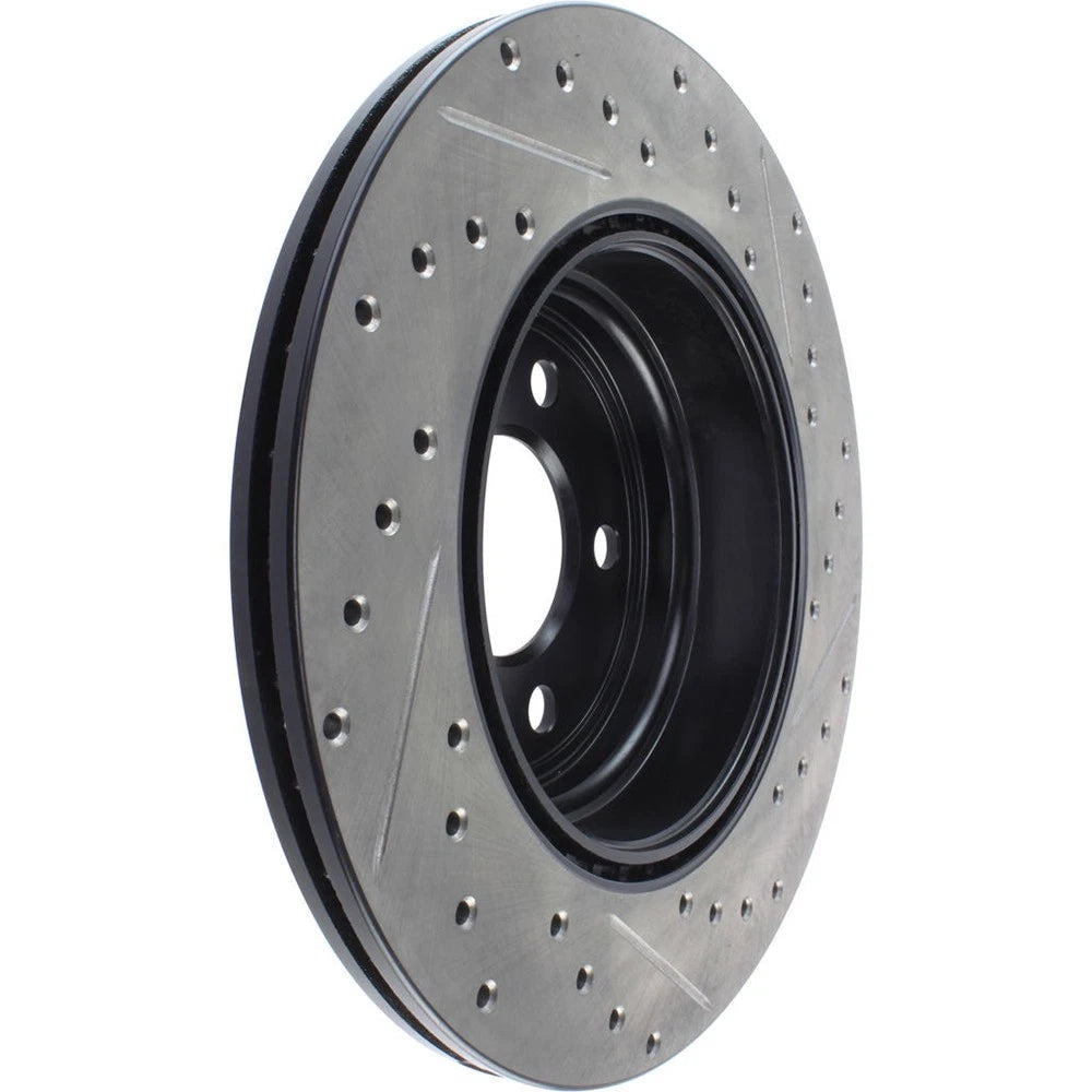 StopTech 127.34141R Rear Right Drilled Brake Rotor for 2017-19 330i / 12-16 335i