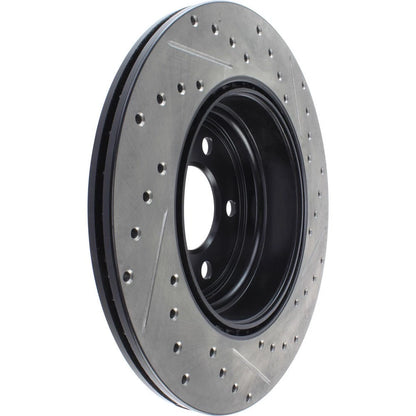 StopTech 127.34141R Rear Right Drilled Brake Rotor for 2017-19 330i / 12-16 335i