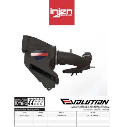 Injen Cold Air Intake | Ford Bronco 2021-2026 (U725) (EVO9300)