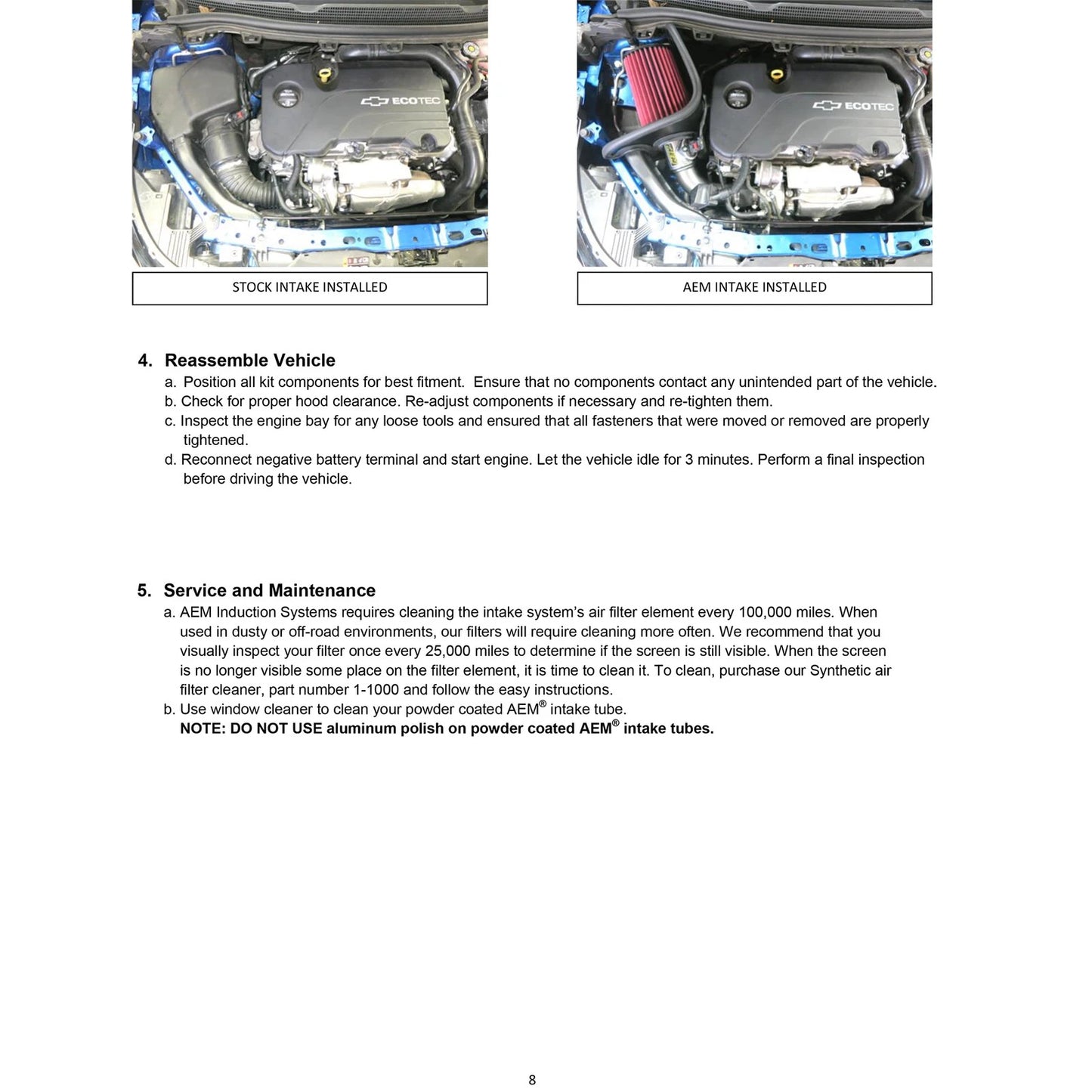 AEM Cold Air Intake | Chevrolet Cruze 1.4L (21-805C)
