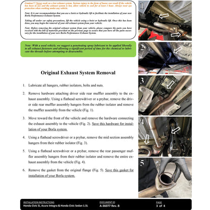 Borla S-Type Cat-Back Exhaust System | 2022+ Honda Civic Si (140922)