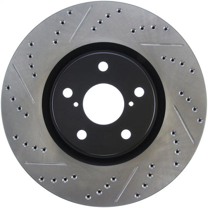 StopTech 127.44104R Front Right Drilled Slotted Disc Brake Rotor for 93-98 Supra