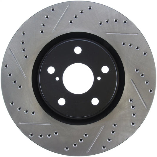 StopTech 127.44104R Front Right Drilled Slotted Disc Brake Rotor for 93-98 Supra